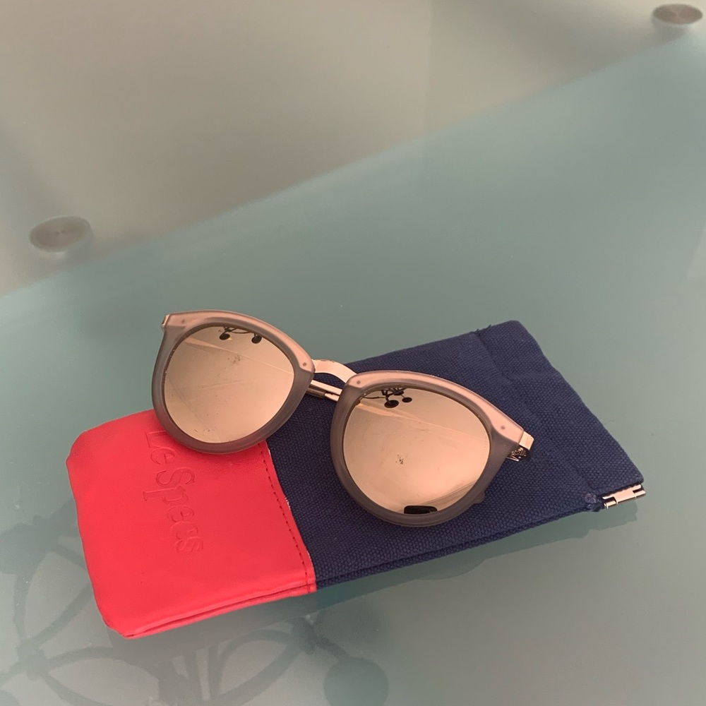 Le Specs No Smirking Gold polarized sunglasses